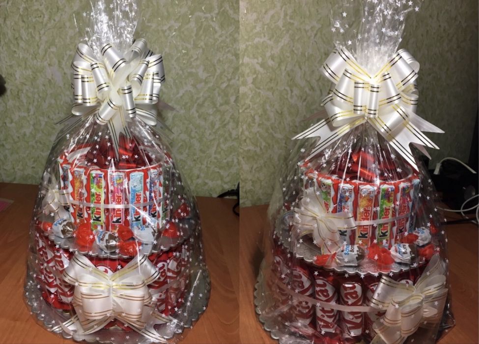 Сладкие букеты ручной работы