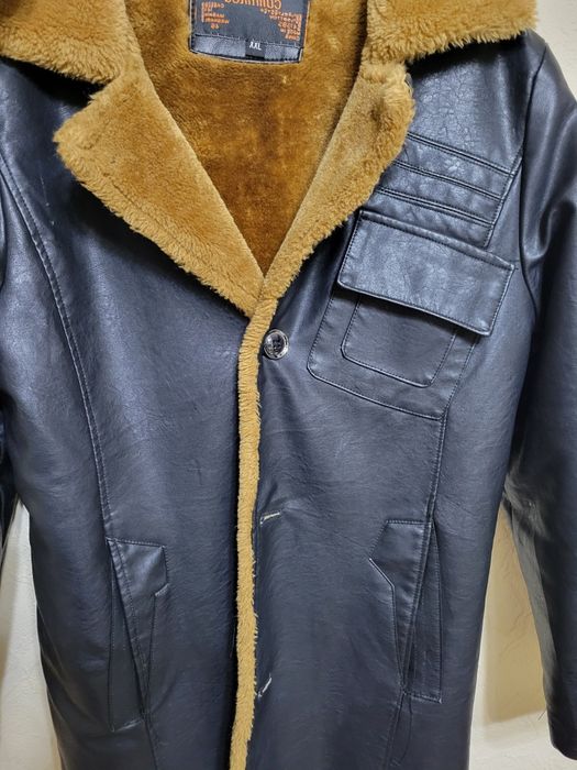 Кожа заменитель куртка