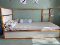Pat copii IKEA Kura 90x200