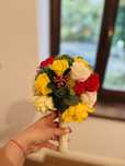 Buchet din flori de săpun. Pret 99 lei.