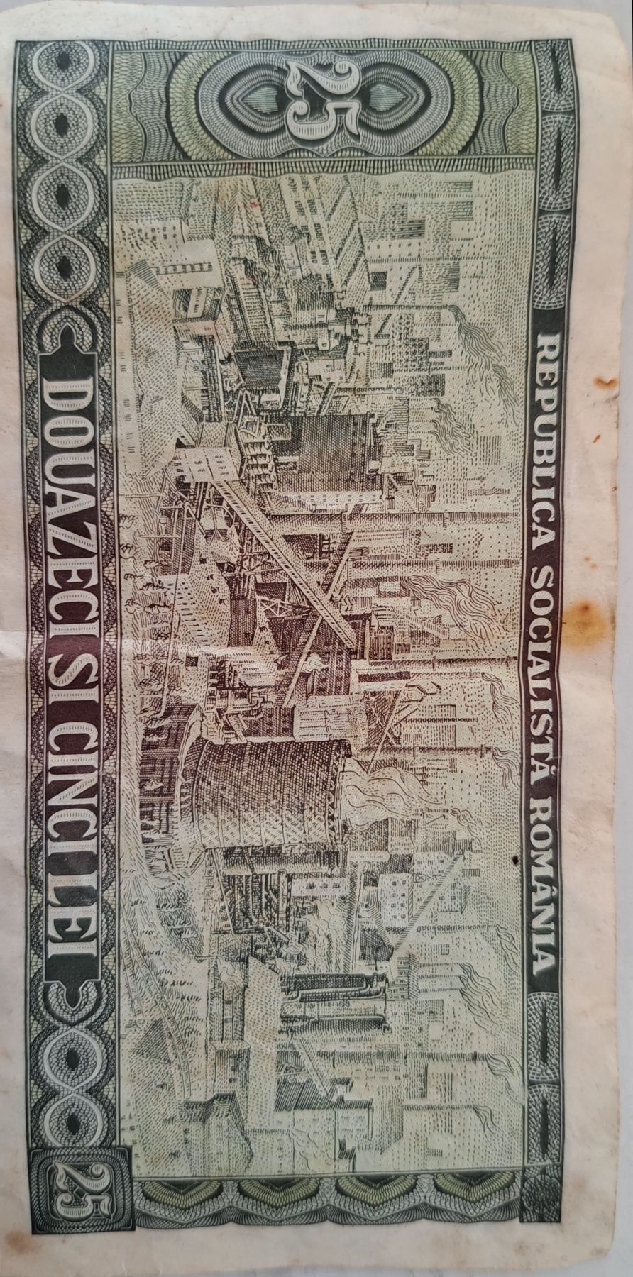 Bancnota 25 lei 1966