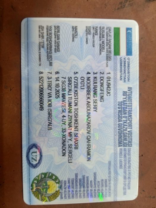 DongFeng yuk mashina