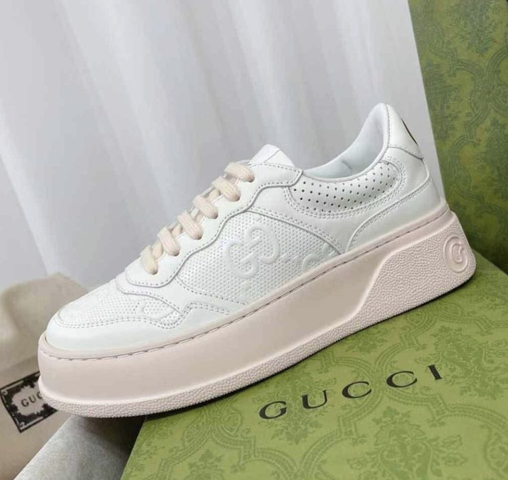 Adidași Gucci dama - piele ^ model nou .