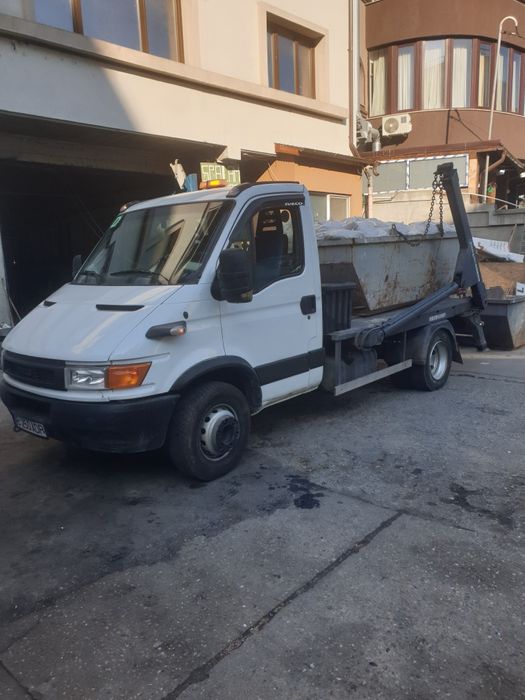 Container gunoi moloz transport moloz nisip pietriș debarasari pământ