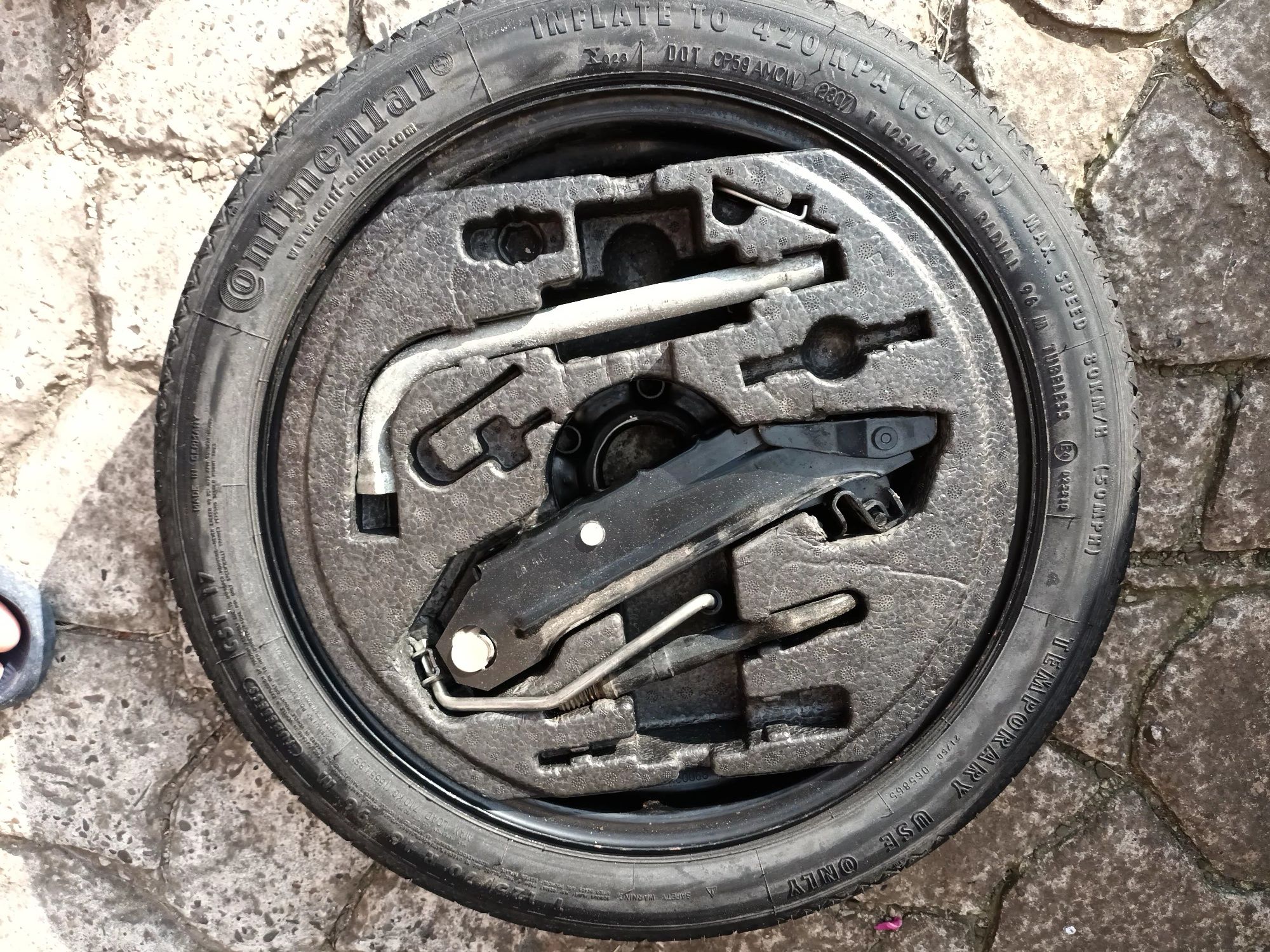 Roata de rezerva slim pt gama vw