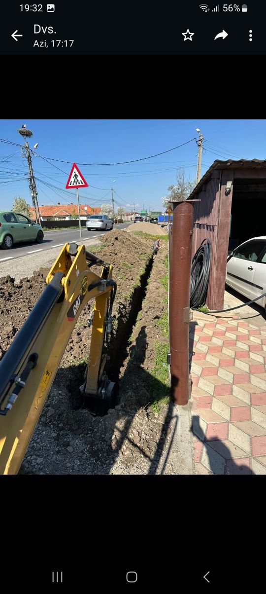 miniexcavator si autobasculanta 3.5 T ma deplasez  în tot jud