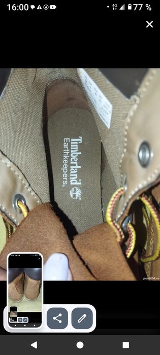 Ghete piele întoarsă Timberland unisex