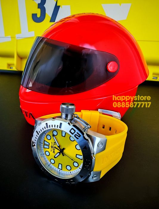 INVICTA Bumble Yellow 51mm, Инвикта нов ръчен часовник