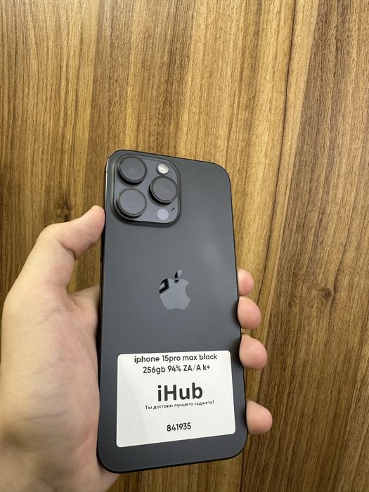 iphone 15 pro max black titanium 256 gb 94 % ideal
