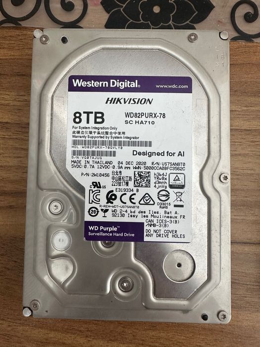 WD 8tb hard sotiladi