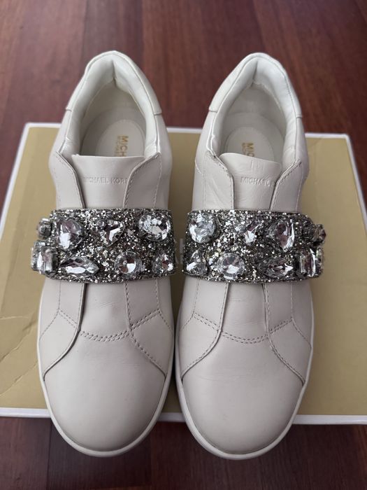 Новые кожаные сникерсы Michael kors