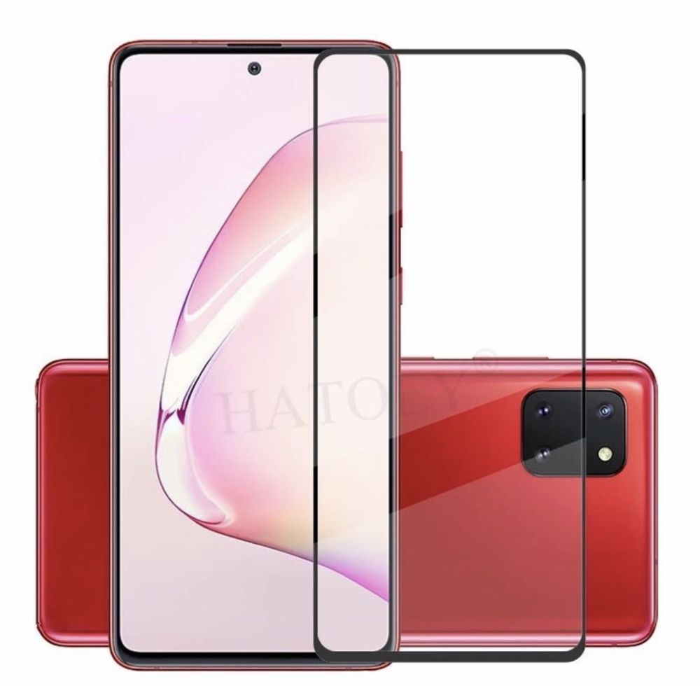 Folie Sticla 22D + Husa Silicon Clara TPU - Samsung S10 NOTE 10 Lite