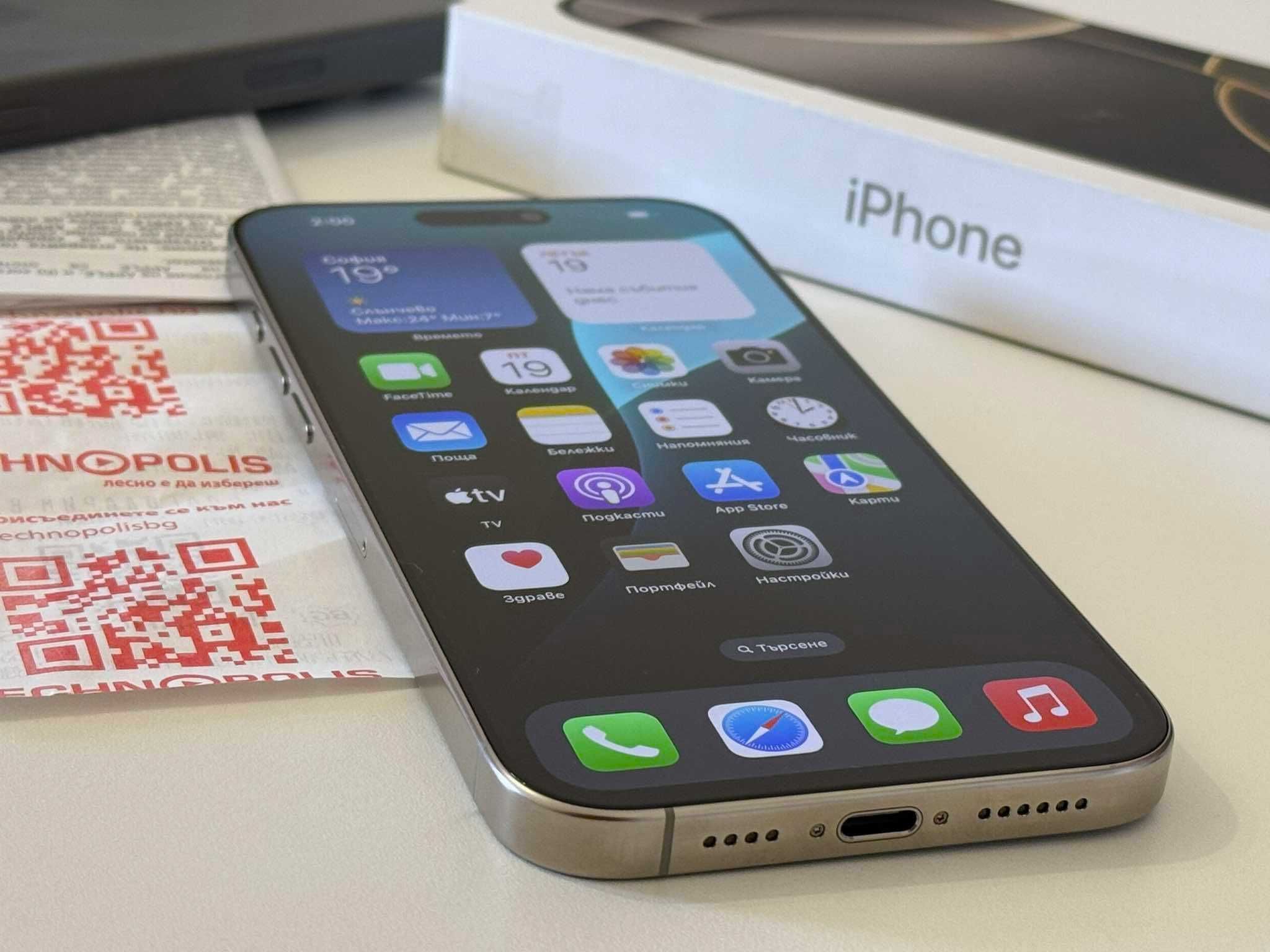 Бартер! Гаранция! iPhone 16 Pro Маx Natural Titanium