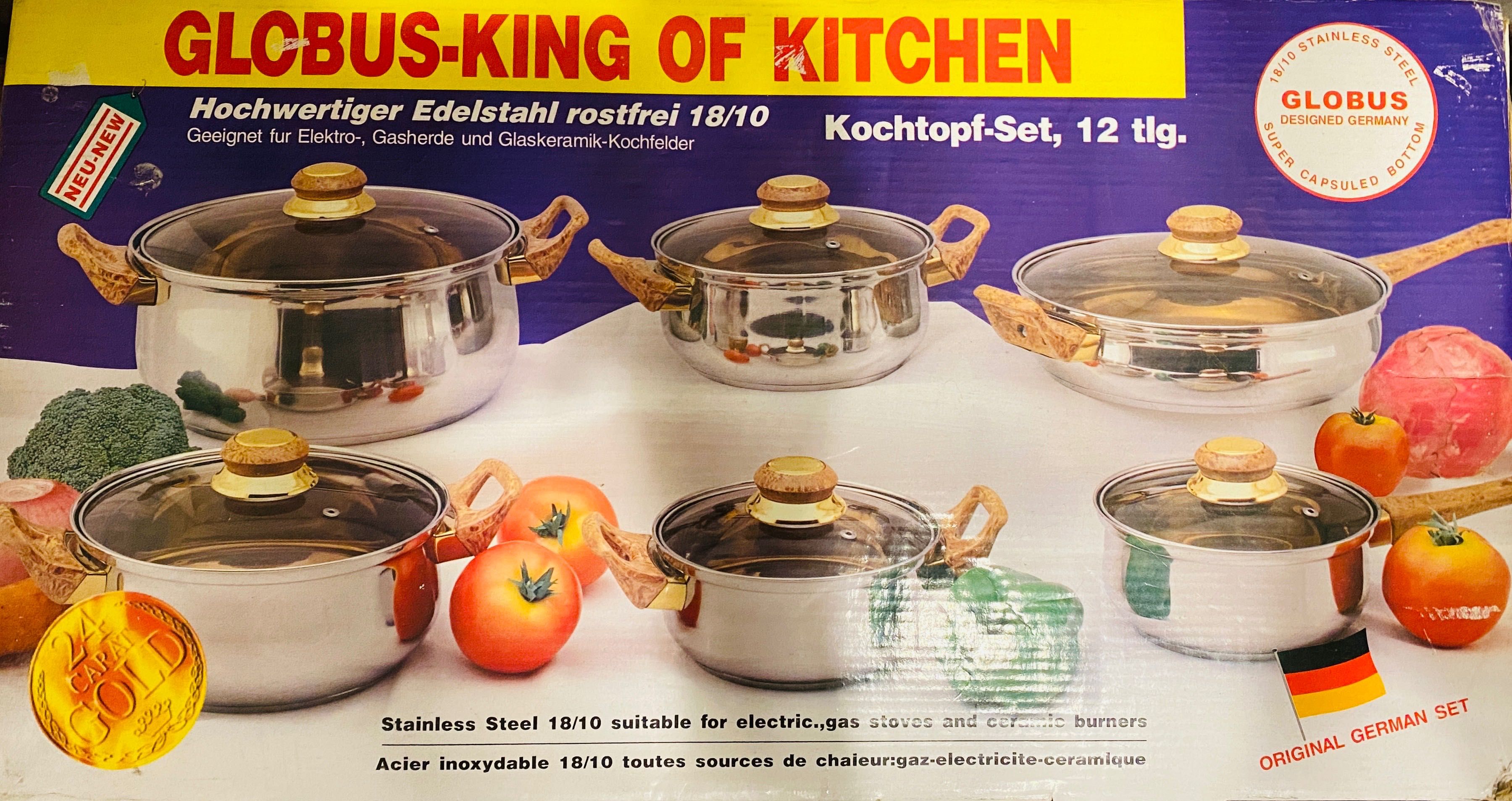 Набор посуды Globus-King of Kitchen Germany