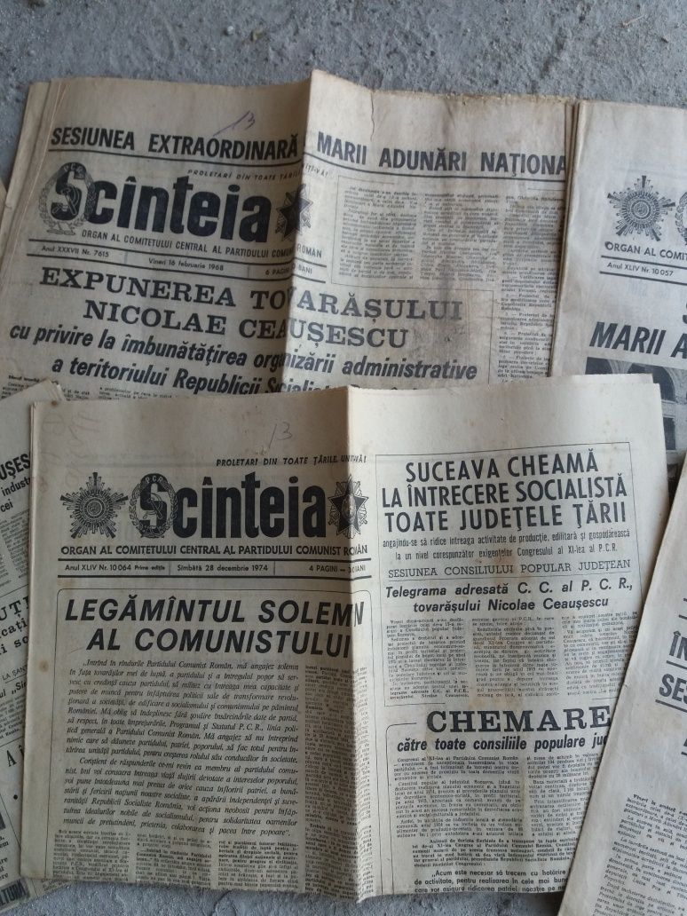 ziare vechi scanteia