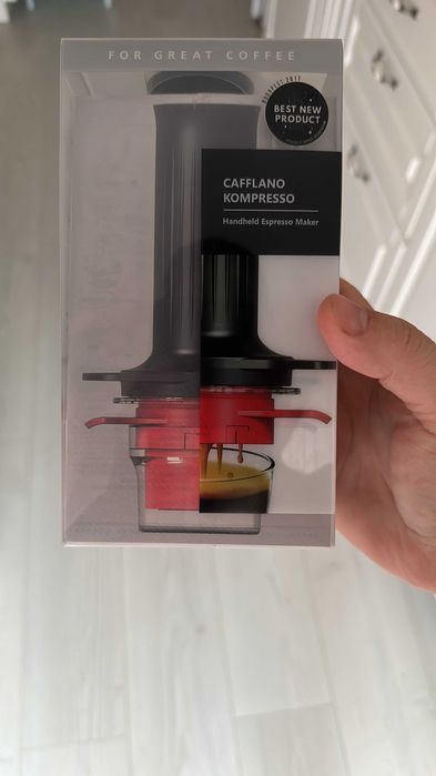 Espressor manual Cafflano Kompresso – ca nou, folosit o singură dată