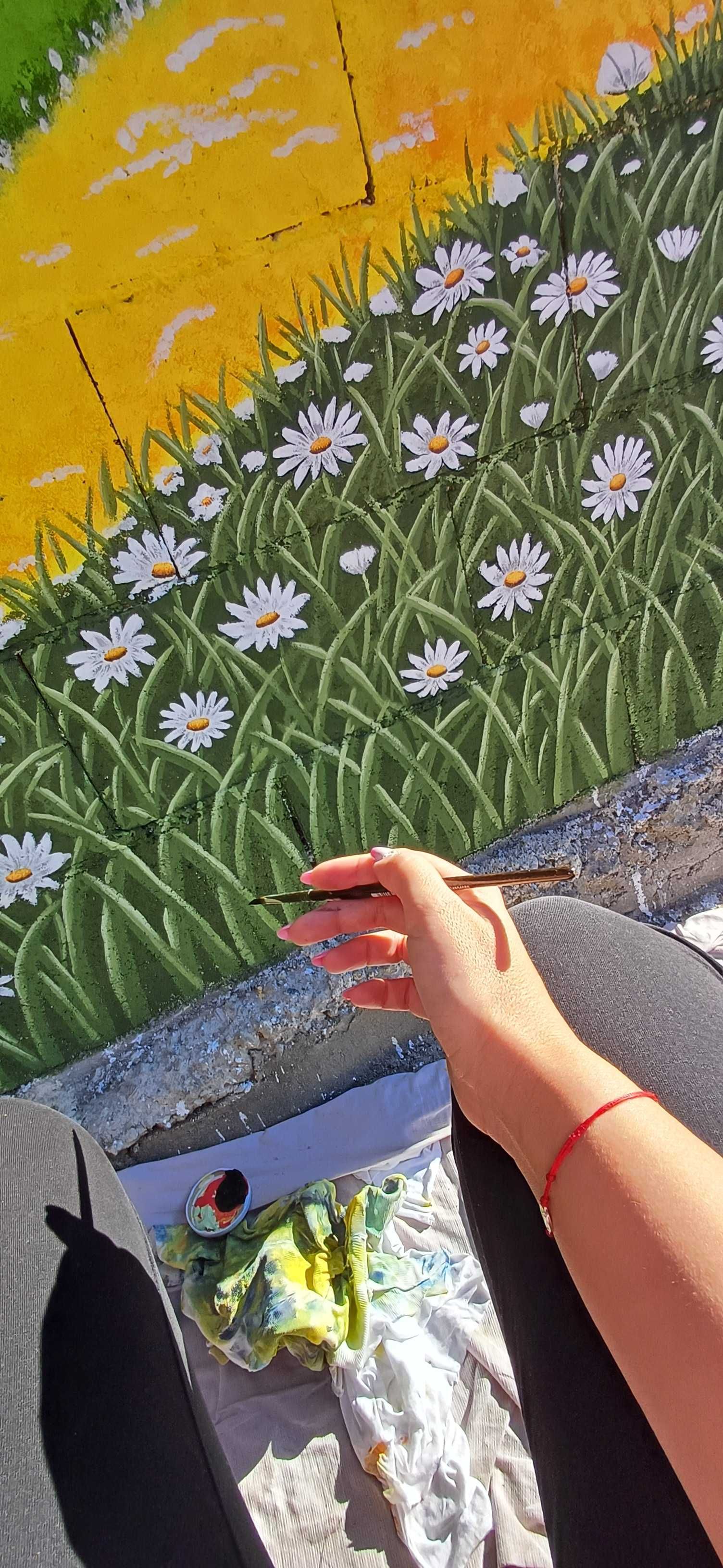 Рисунки върху стена