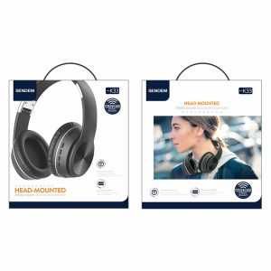 căști audio wireless SENDEM K33 HF Bluetooth – culoare negru