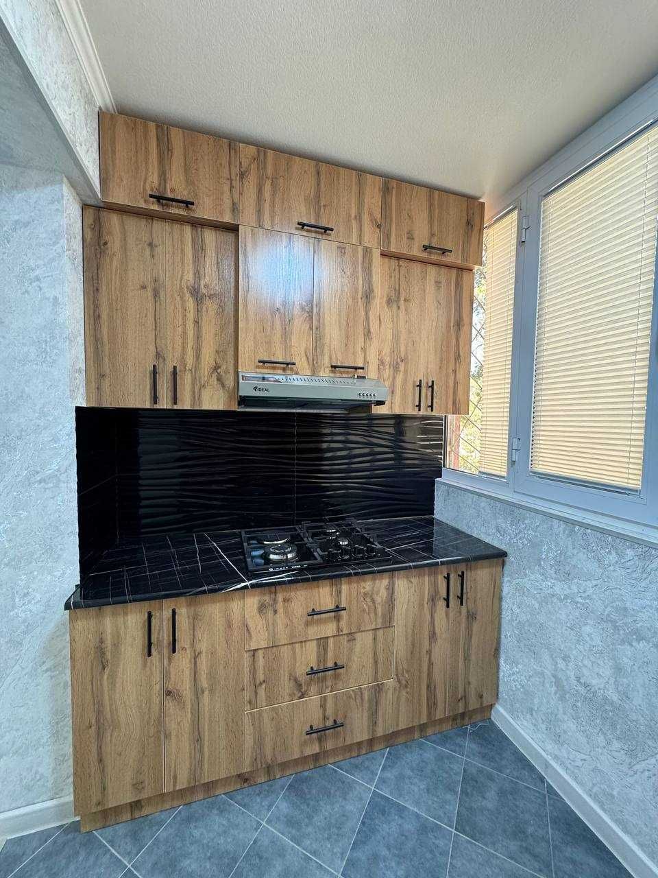 2 xona 3 xonaga o'zgartirilgan kvartira sotuvda