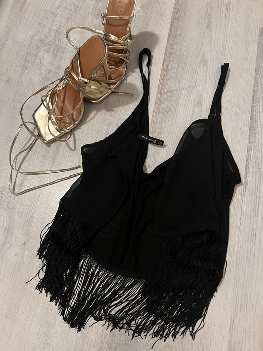 Top Stradivarius , negru , L/40