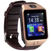 Ceas Smartwatch iUni DZ09 Plus, BT, Camera 1.3MP, Auriu