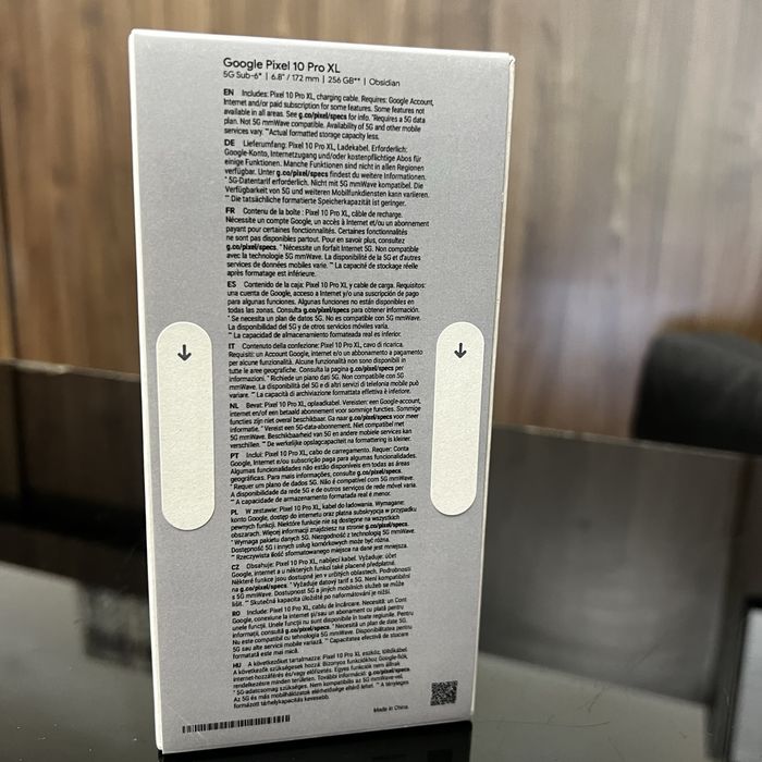 Нов! 2г Гаранция! Google Pixel 10 Pro XL 5G Dual Sim 16GB RAM 256GB Мо