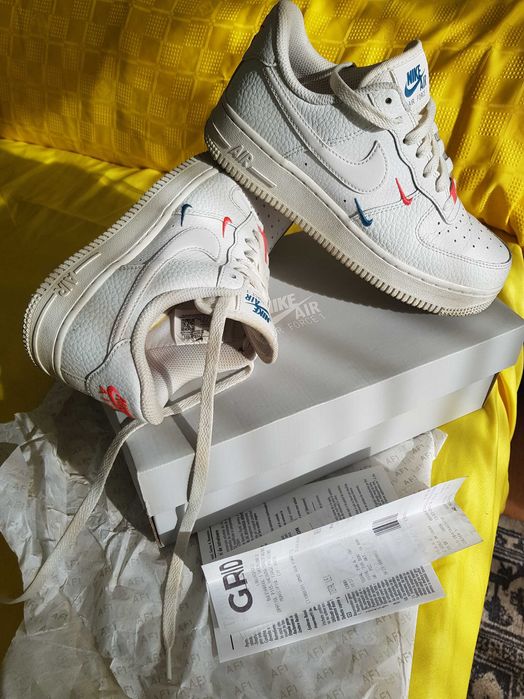 Nike Air Force One 36 piele albi in cutia lor