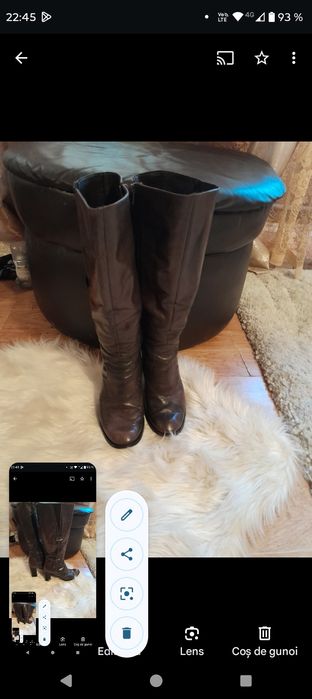 Cizme de piele naturala mărimea 38