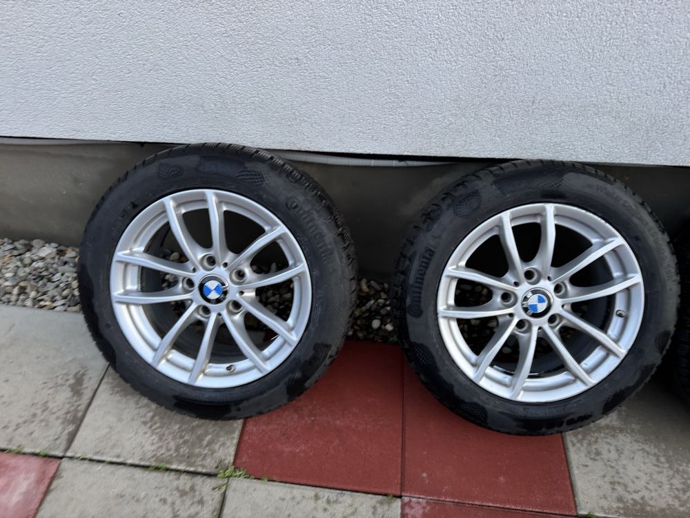 Roti jante 16” aliaj originale BMW iarna Continentsl TS 860 SSR
