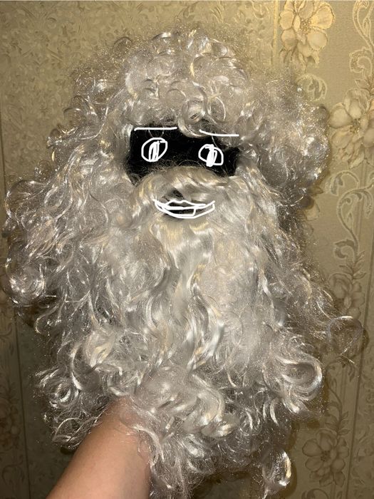 Парик Деда Мороза, борода для сказочных персонажей