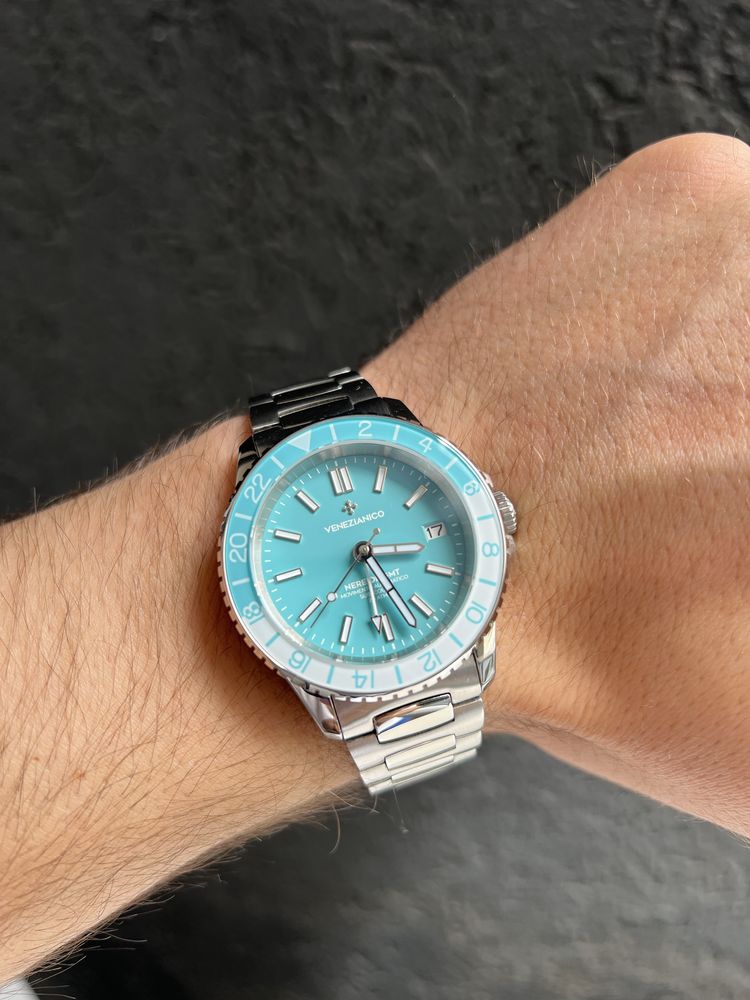 Унисекс часовник Venezianico Nereide Cielo GMT 39mm