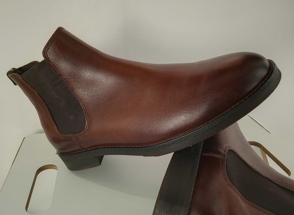 Ghete chelsea premium Mantinique 44 piele naturala moale