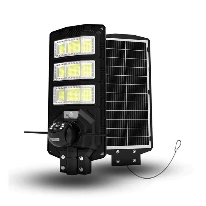 Lampa stradala solara 300w cu camera supraveghere 4G rotativa