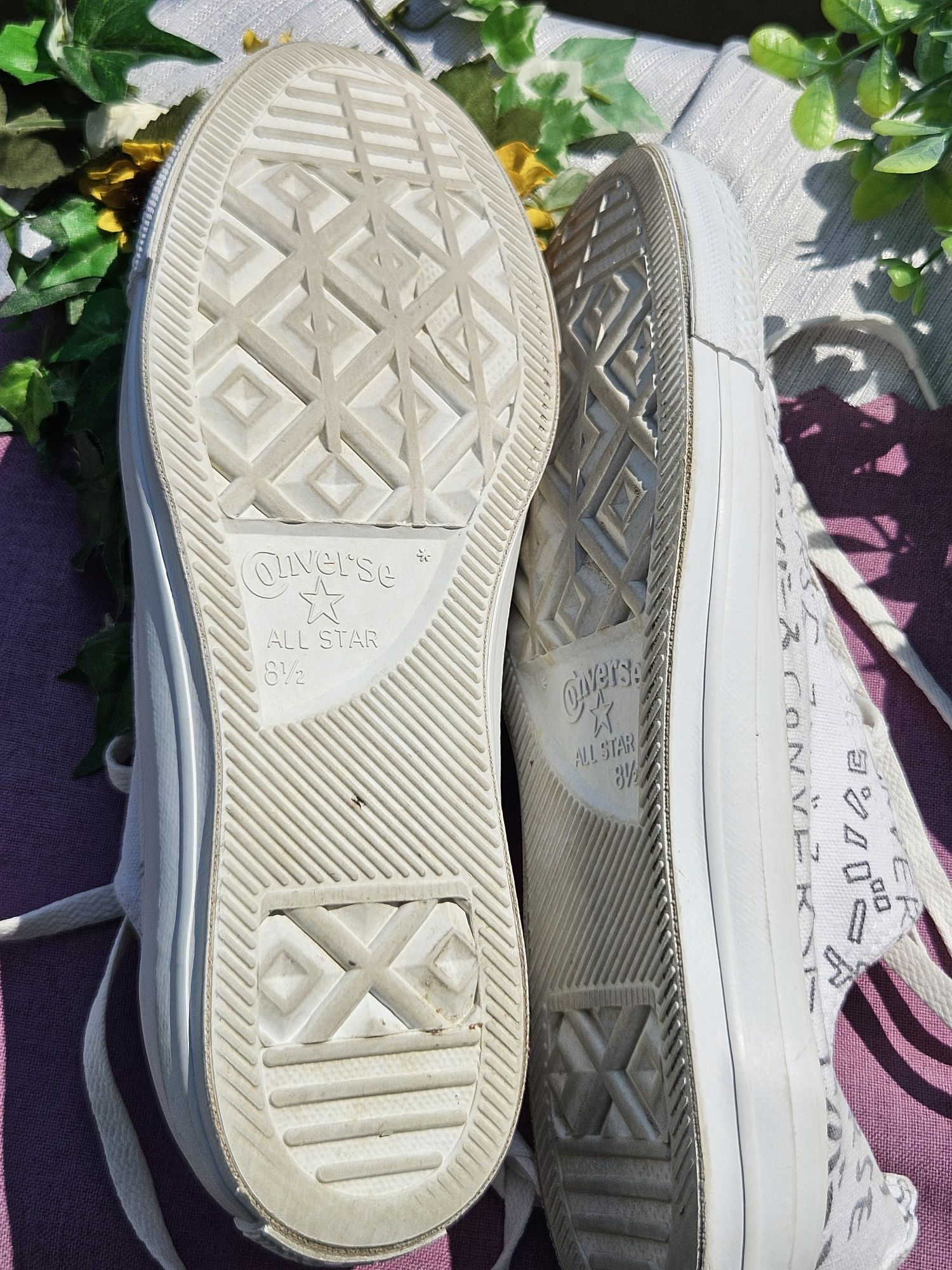 Converse бели кецове N42