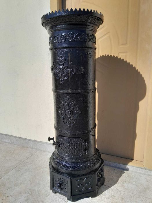 Soba veche din fonta pt decor utilizare vintage doar predare personala