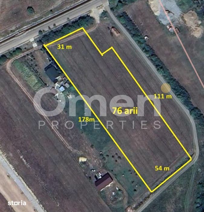 Teren intravilan 7.631 mp – Săcălășeni, lângă Baia Mare , utilități