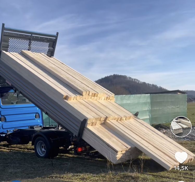 Cherestea lemn de foc laturoaie constructii producator grinzi scandura