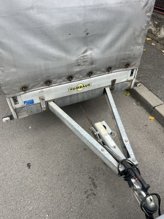 Remorca Humbaur cu prelata.           .