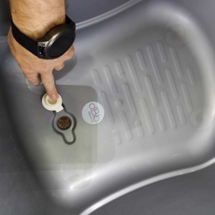 Cădiță de baie pentru bebeluși cu suport și scurgător