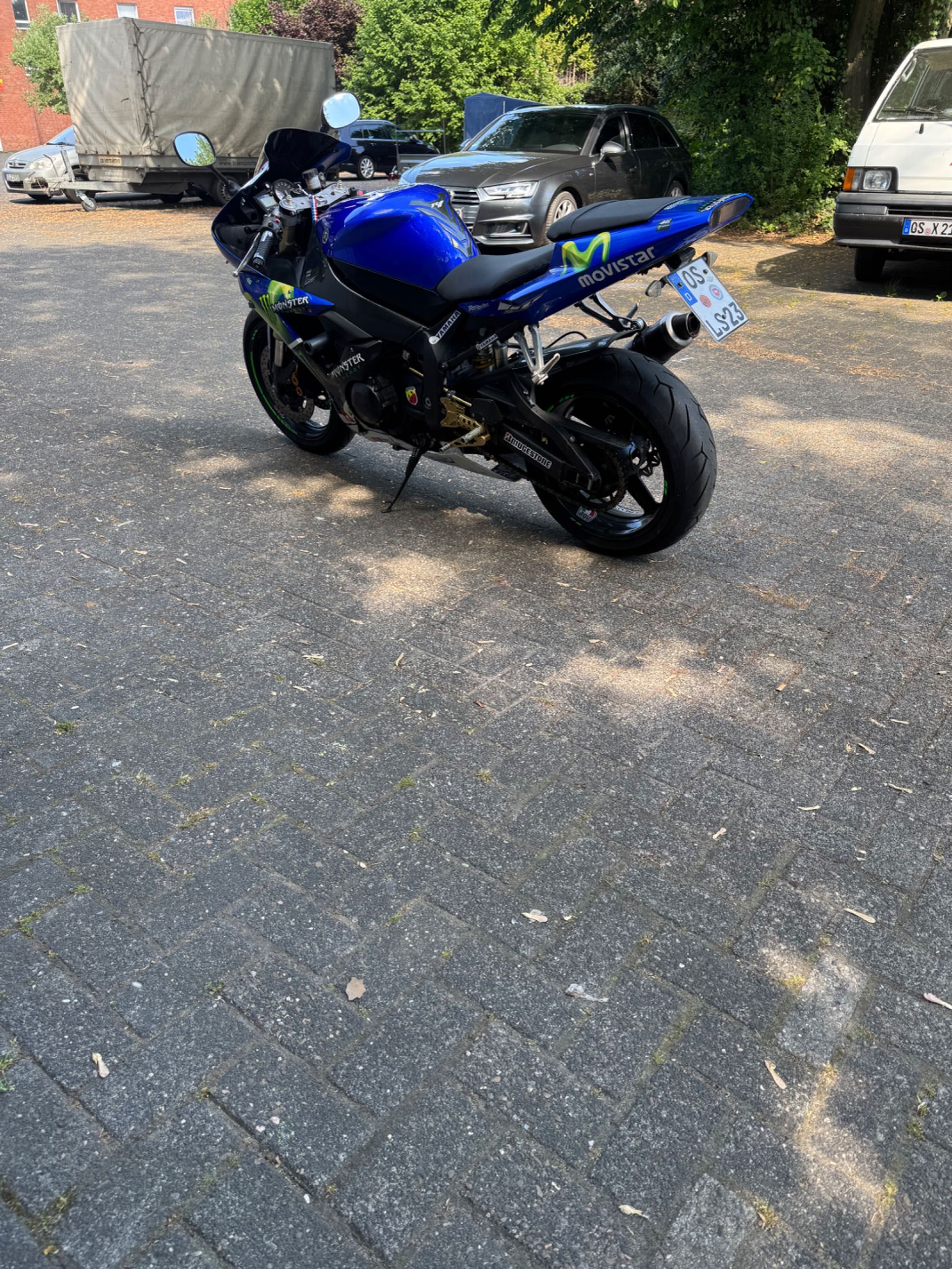 Yamaha R1 2003, 1000cc, внос Германия, спортно гърне