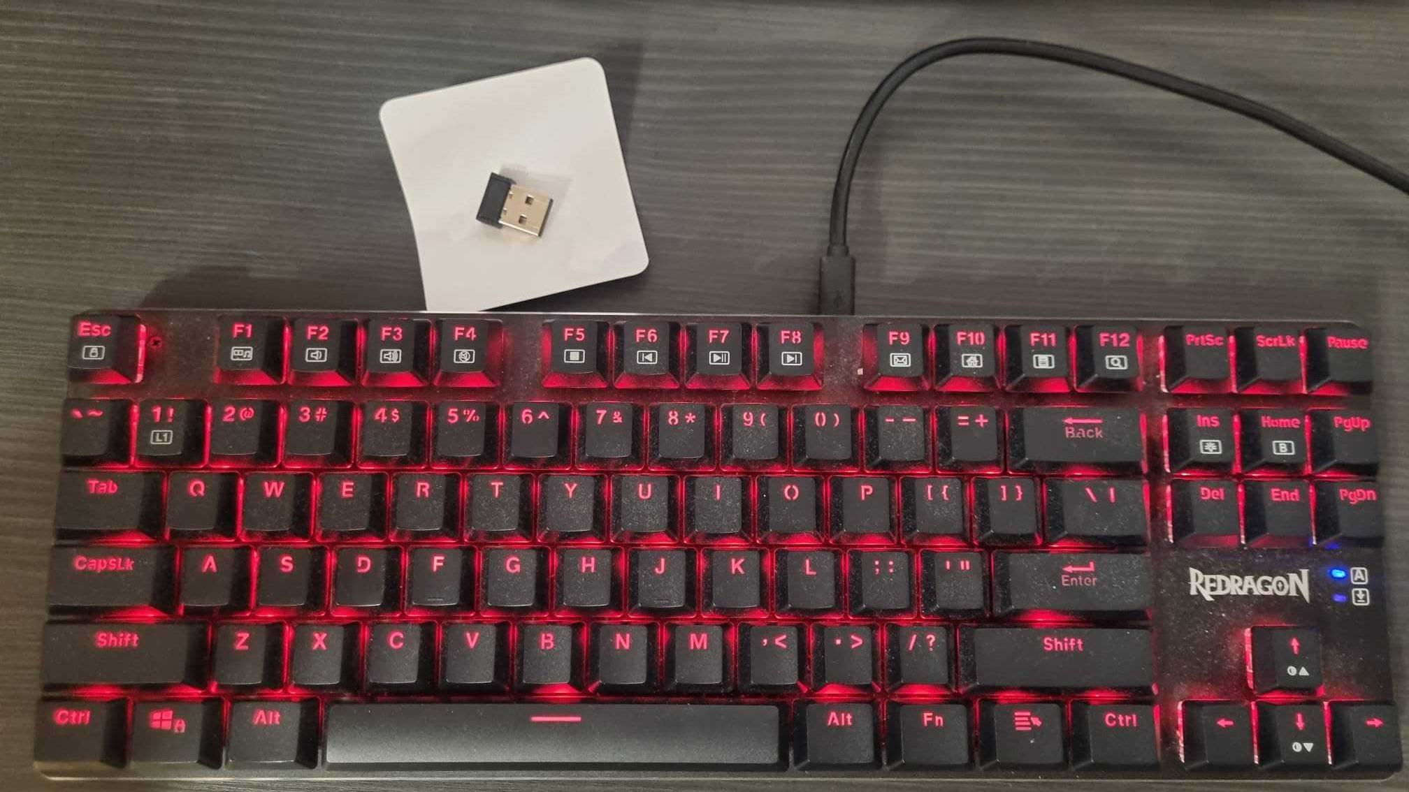 Tastatura gaming mecanica wireless/cable