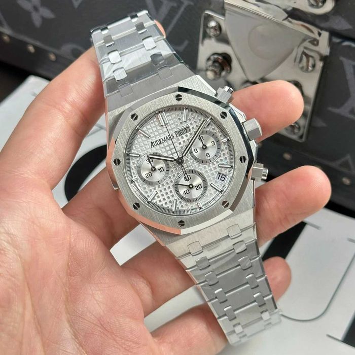 audemars piguet royal oak хронограф / нов модел 2025 сребро