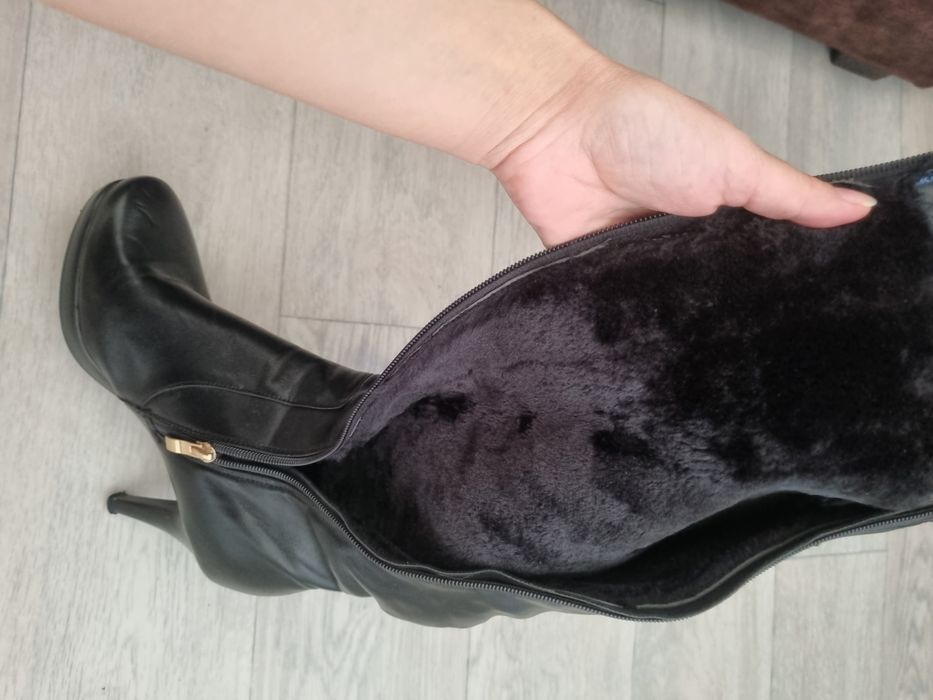 Женские сапоги зимние + босоножки 38