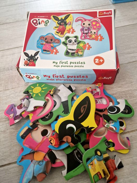 Puzzle 2 ani cu 2 3 4 5 6 piese