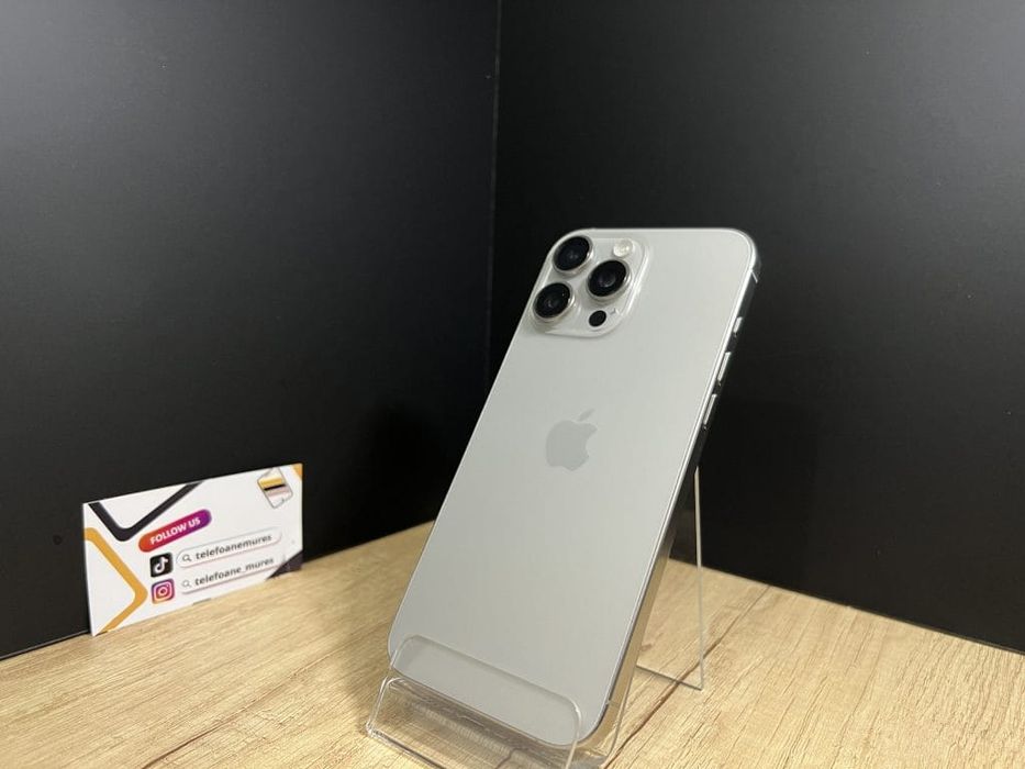 Iphone 16 Pro Max 256Gb Natural Titanium Second-Hand Foarte Bun 3 ani