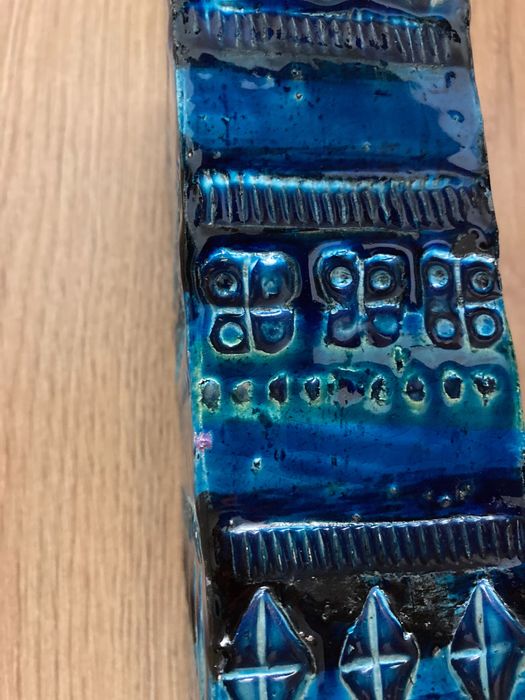 Vintage Bitossi ваза от серията Rimini Blue на Aldo Londi