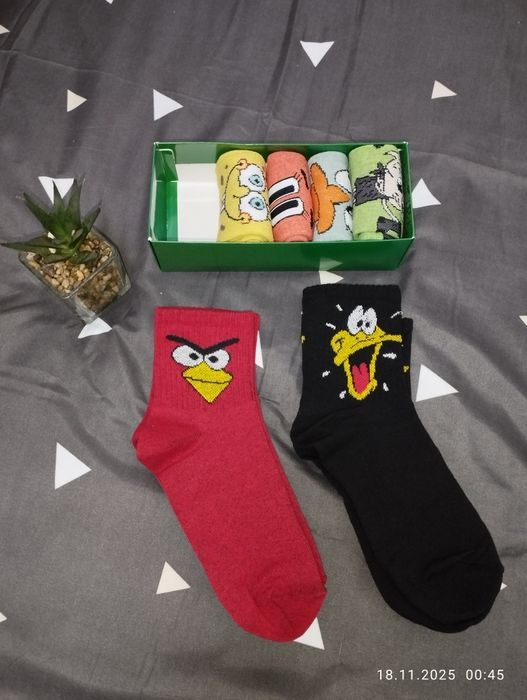 Set 6 șosete colorate, unisex