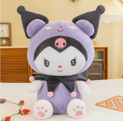 Плюшена играчка Hello Kitty Kuromi Sanrio, 50см, Плюшена играчка Кити