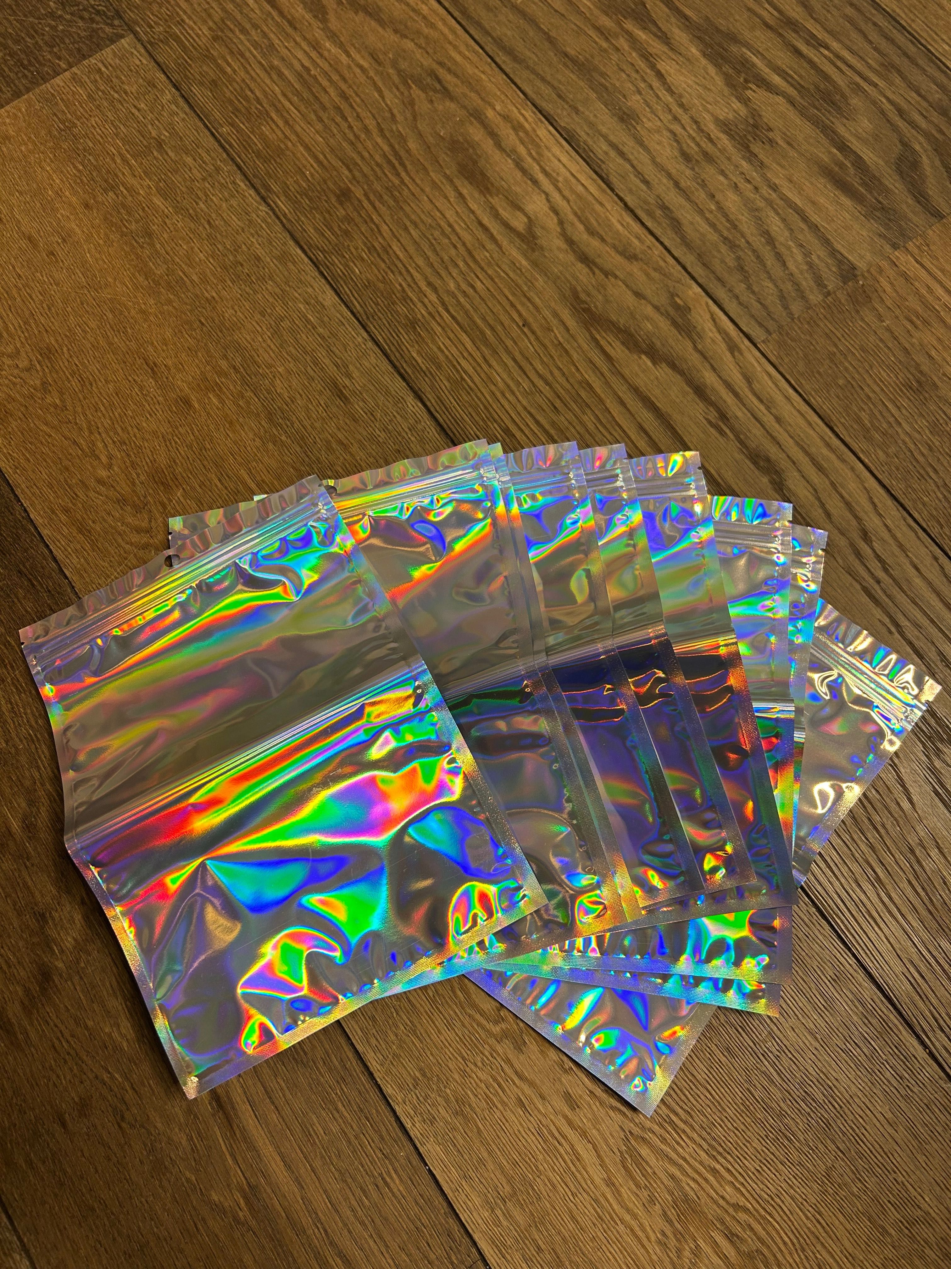 Холограмни пликчета със ziplock закопчаване 16*24 см - 10 бр.