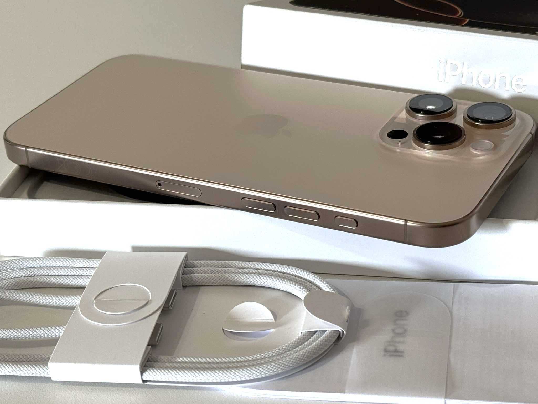 Бартер!Нов!Гаранция! iPhone 16 Pro Max Desert Titanium (Златен)
